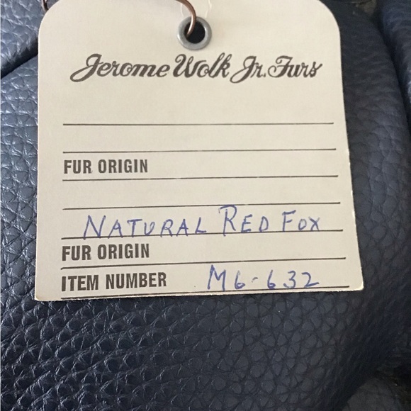 Jerome Wolk Jr  Furs Genuine Natural Red Fox Hat - Picture 7 of 7